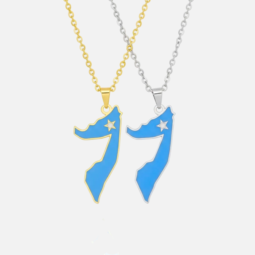 African Country/Flag Necklaces - Jewelled Me