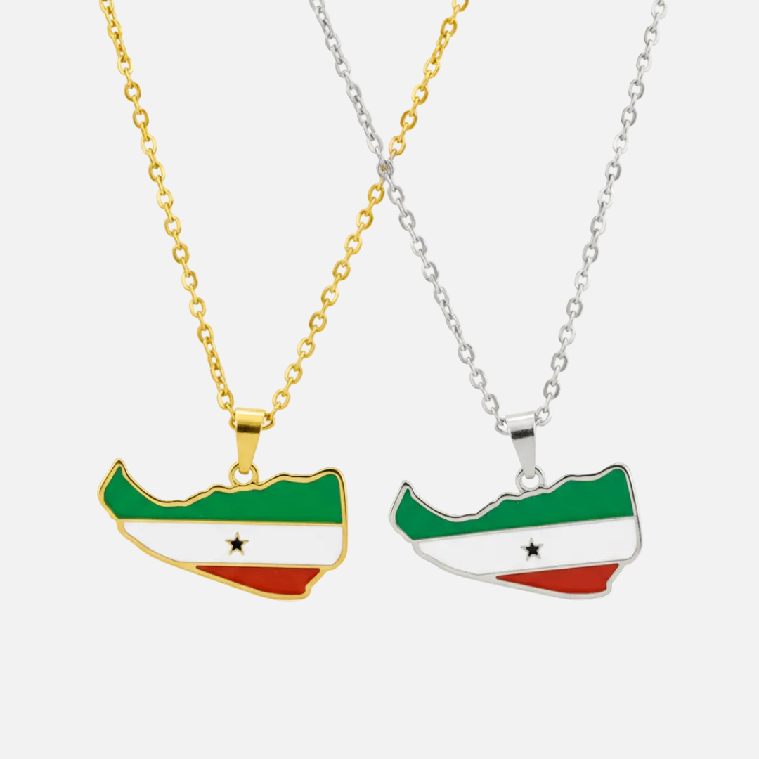 African Country/Flag Necklaces - Jewelled Me