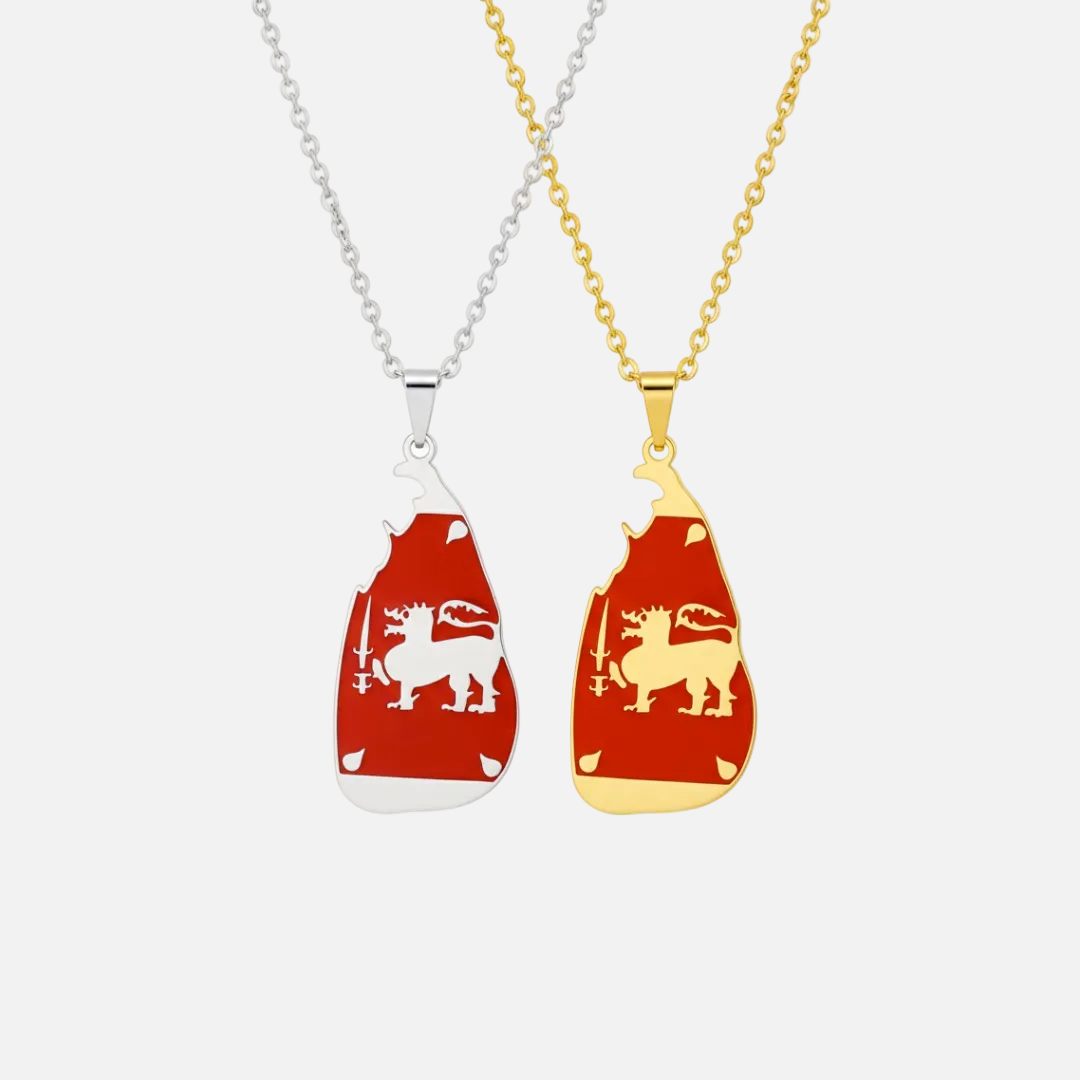 Asian &amp; Oceanian Country/Flag Necklaces - Jewelled Me