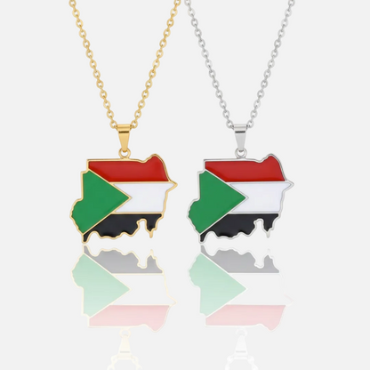 African Country/Flag Necklaces