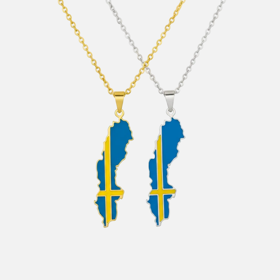 European Country/Flag Necklaces - Jewelled Me