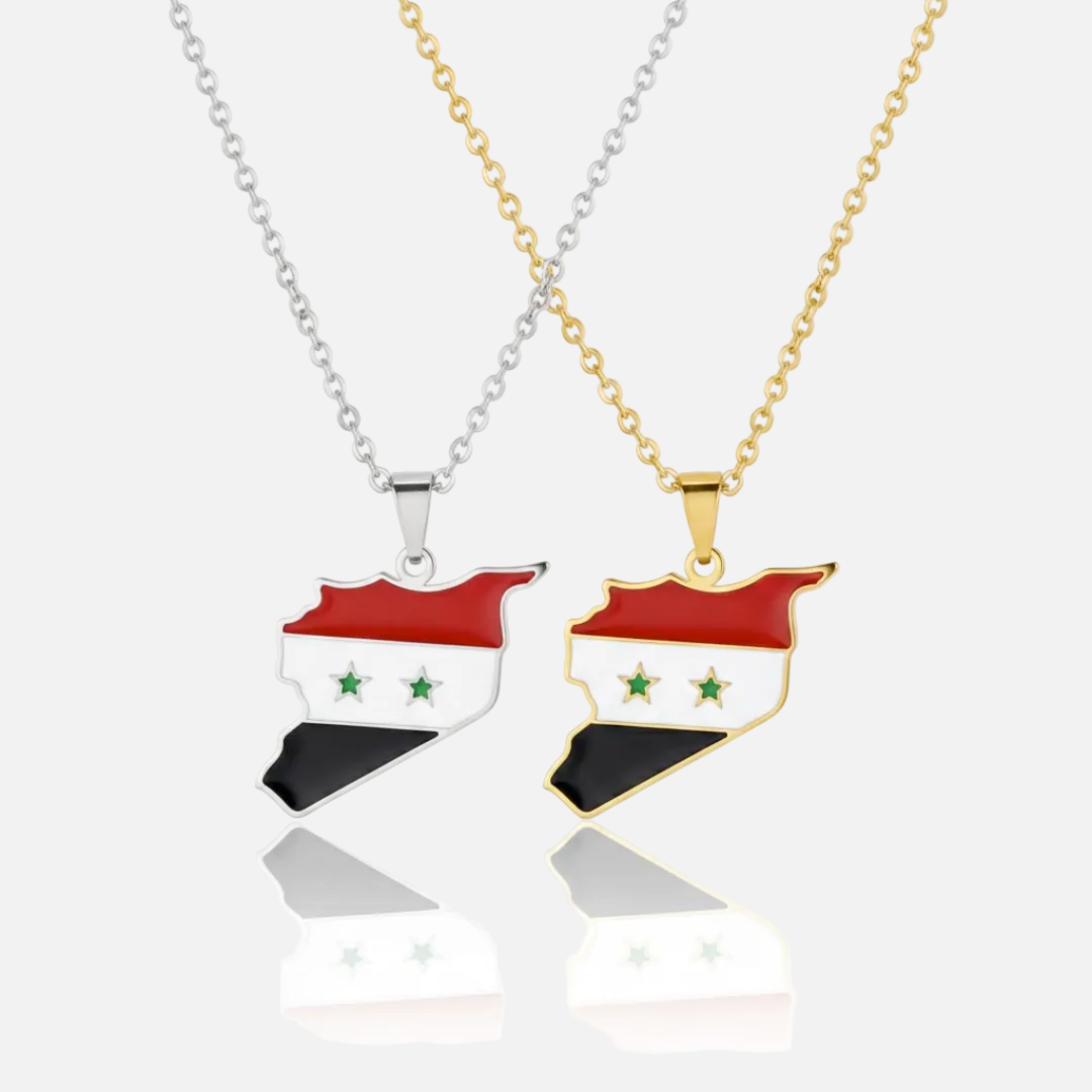 Middle Eastern &amp; Arabian Country/Flag Necklaces - Jewelled Me