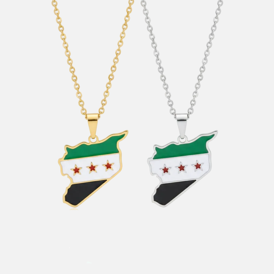 Middle Eastern &amp; Arabian Country/Flag Necklaces - Jewelled Me