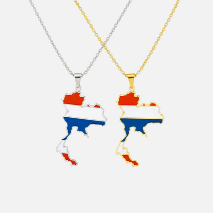 Asian &amp; Oceanian Country/Flag Necklaces