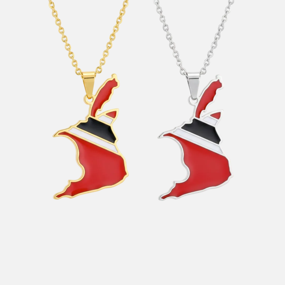 The Americas &amp; Caribbean Country/Flag Necklaces - Jewelled Me