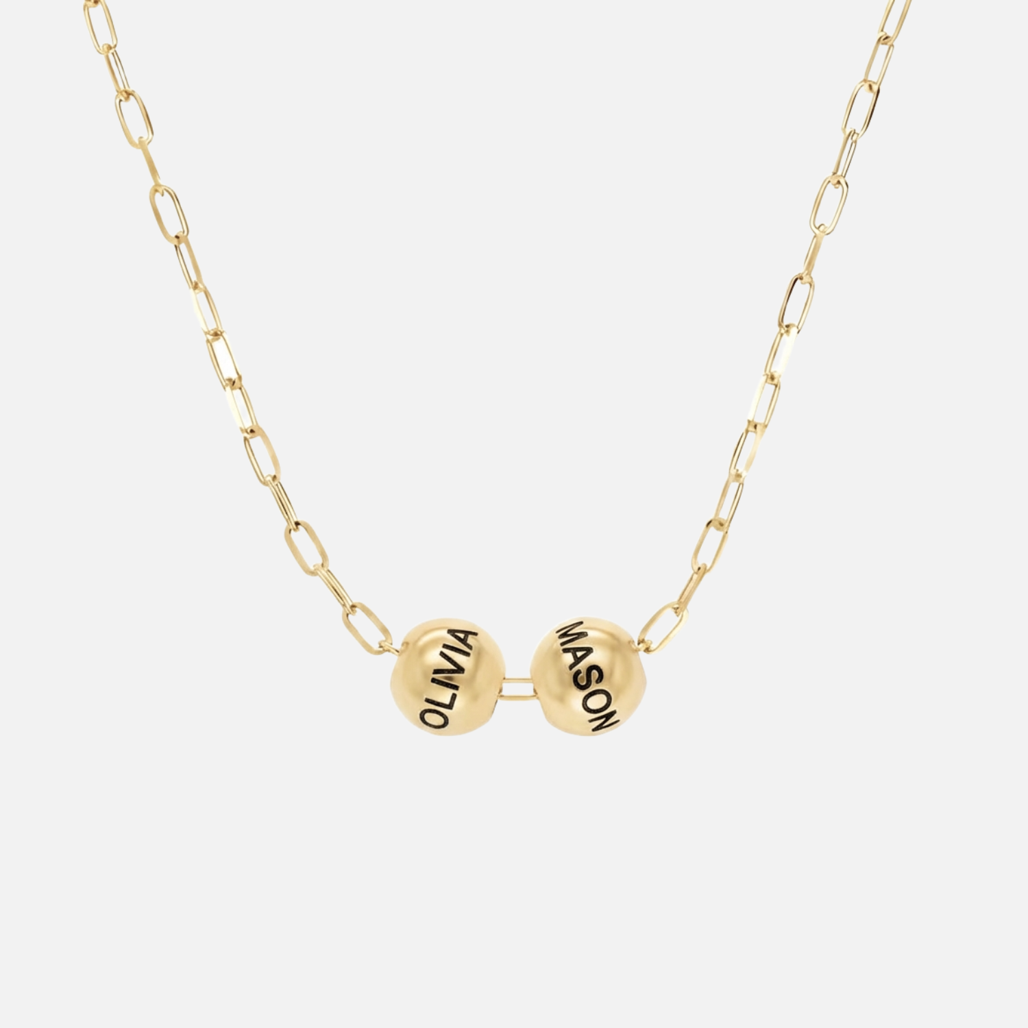 Unity Link Bead Necklace - Jewelled Me