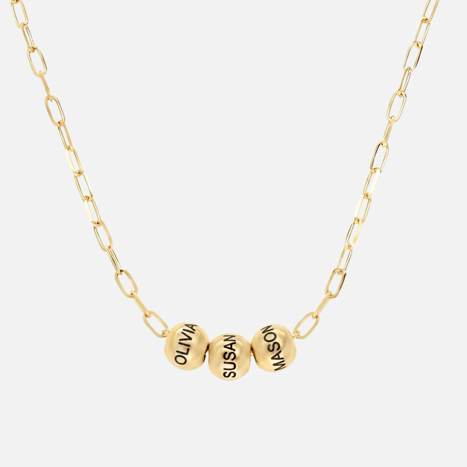 Unity Link Bead Necklace - Jewelled Me