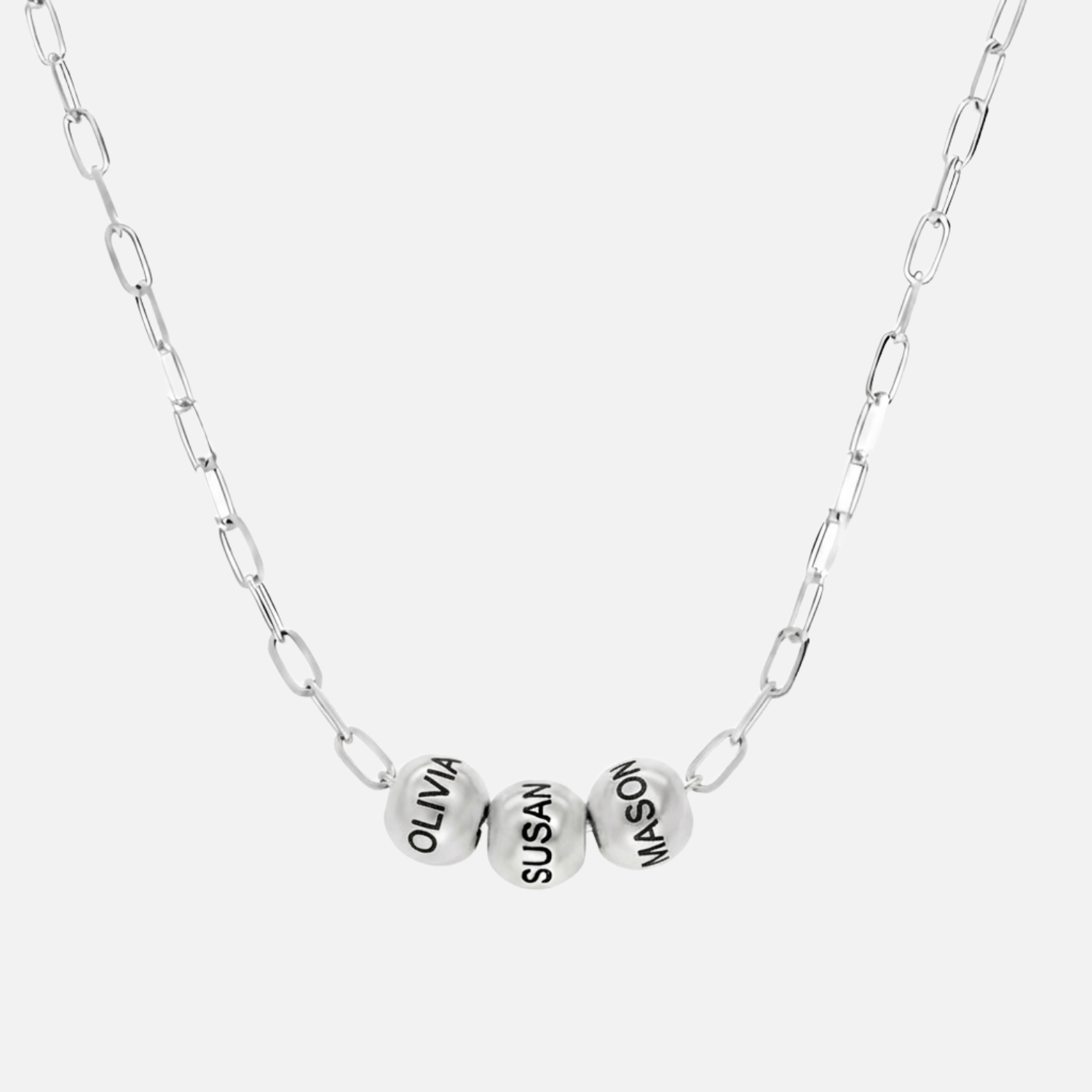 Unity Link Bead Necklace - Jewelled Me