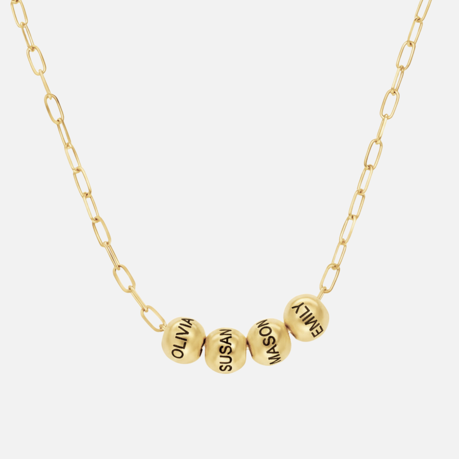 Unity Link Bead Necklace - Jewelled Me