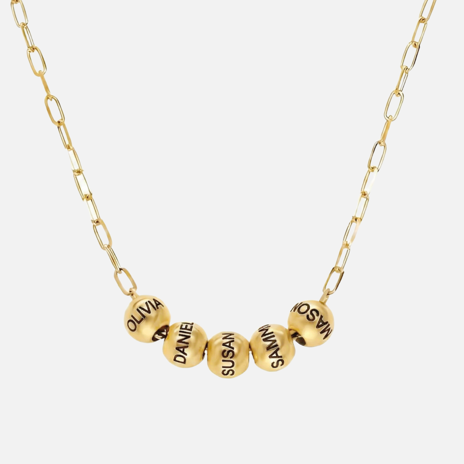 Unity Link Bead Necklace - Jewelled Me