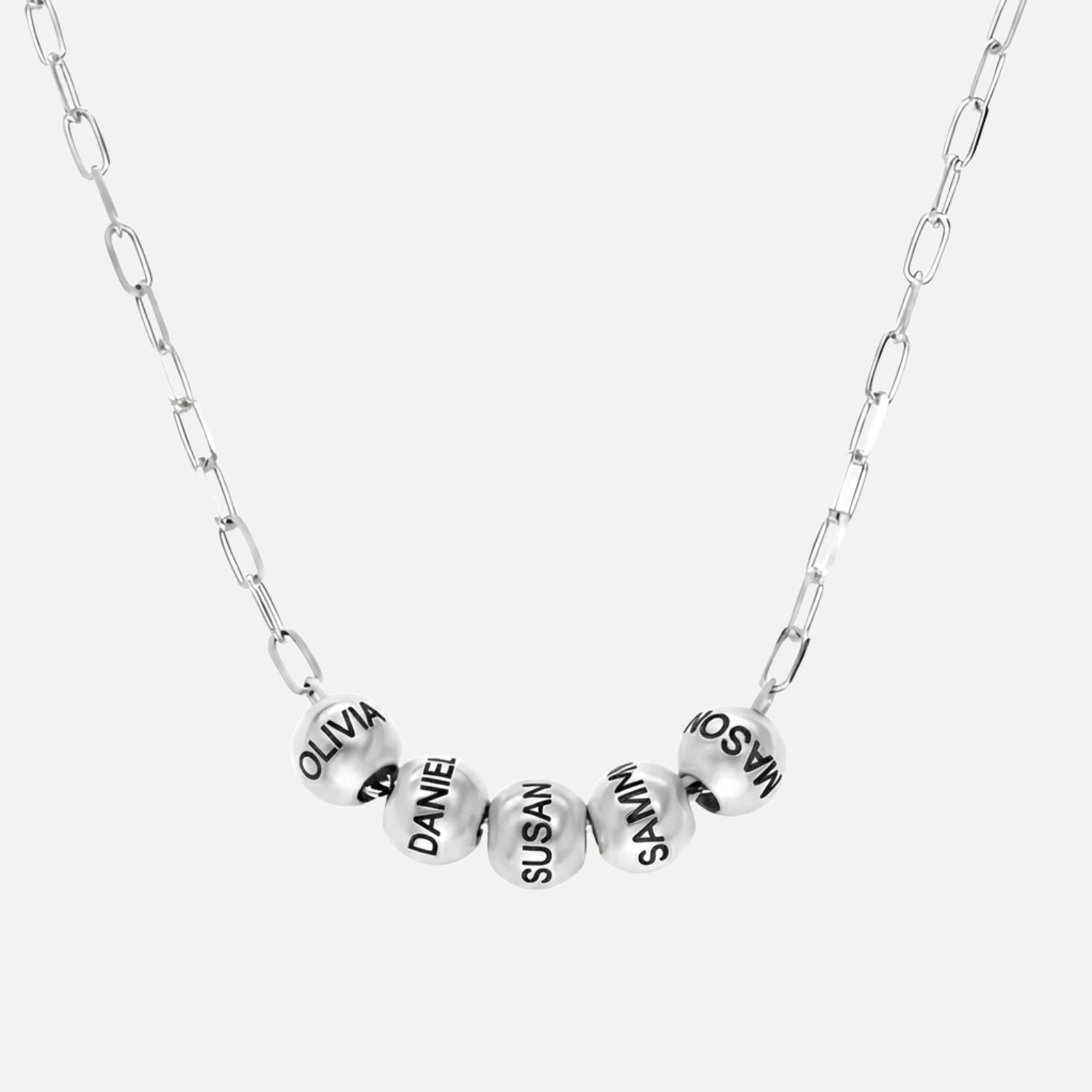 Unity Link Bead Necklace - Jewelled Me