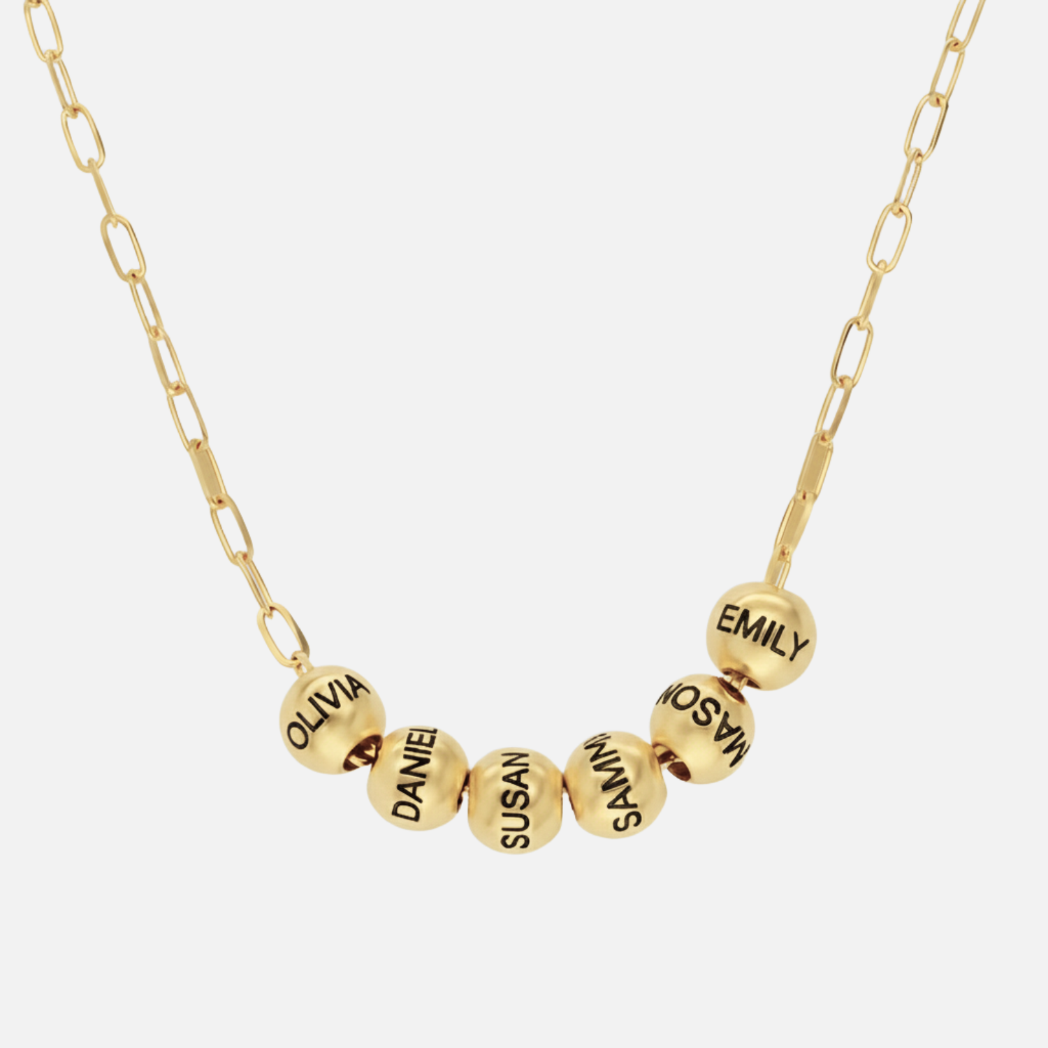 Unity Link Bead Necklace - Jewelled Me