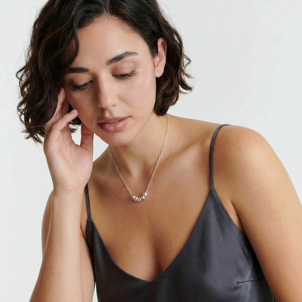 Unity Link Bead Necklace - Jewelled Me