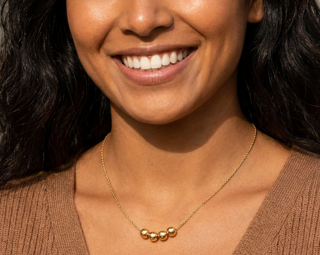 Unity Link Bead Necklace - Jewelled Me