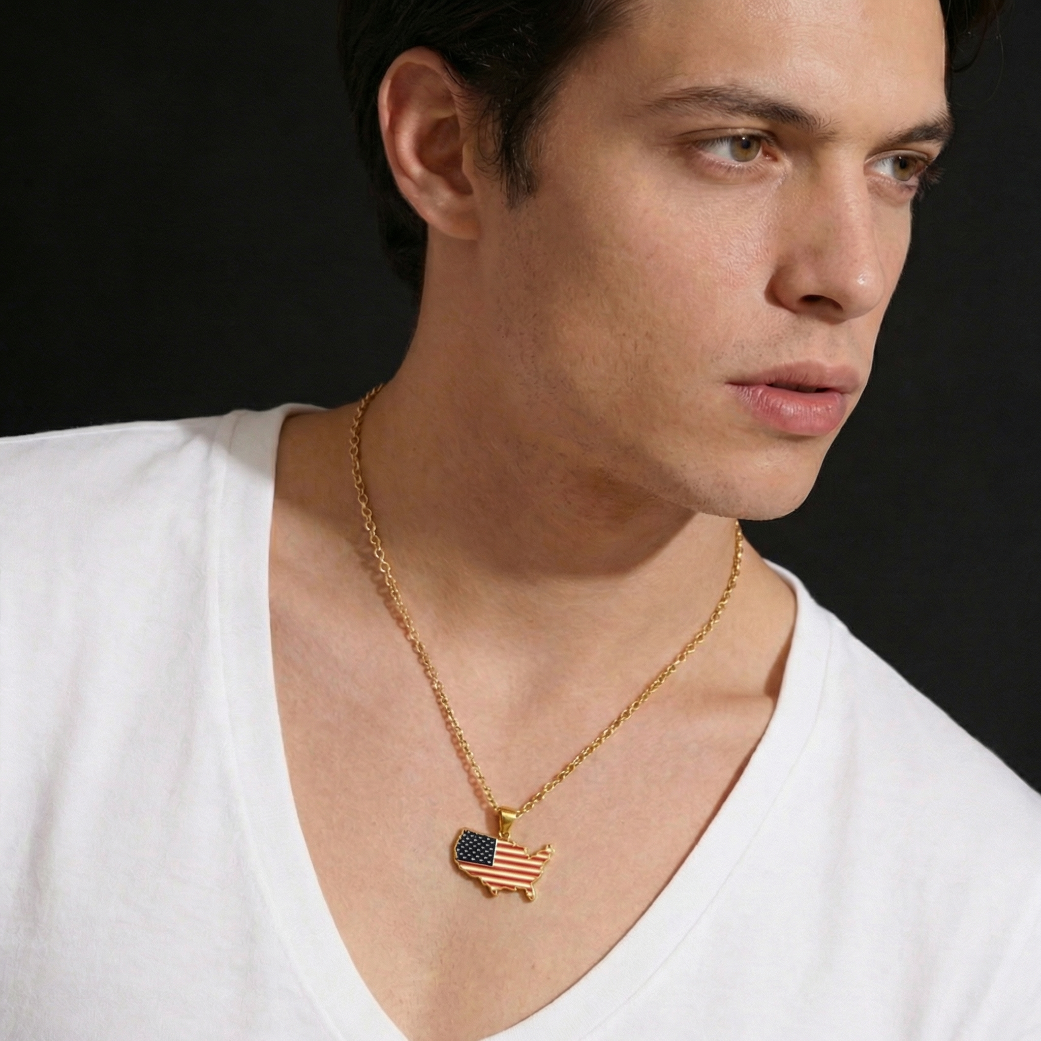 The Americas &amp; Caribbean Country/Flag Necklaces - Jewelled Me