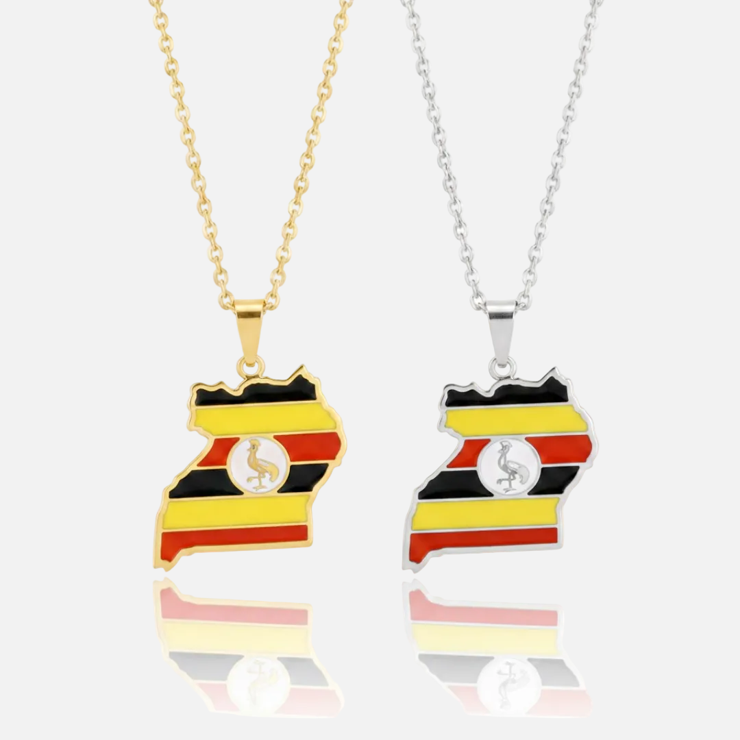 African Country/Flag Necklaces - Jewelled Me