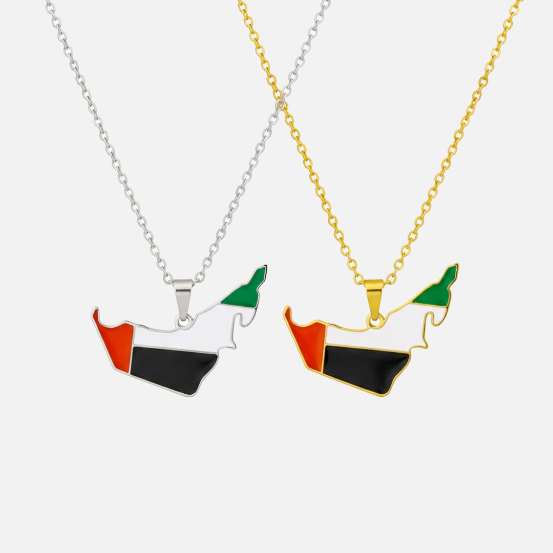 Middle Eastern &amp; Arabian Country/Flag Necklaces - Jewelled Me