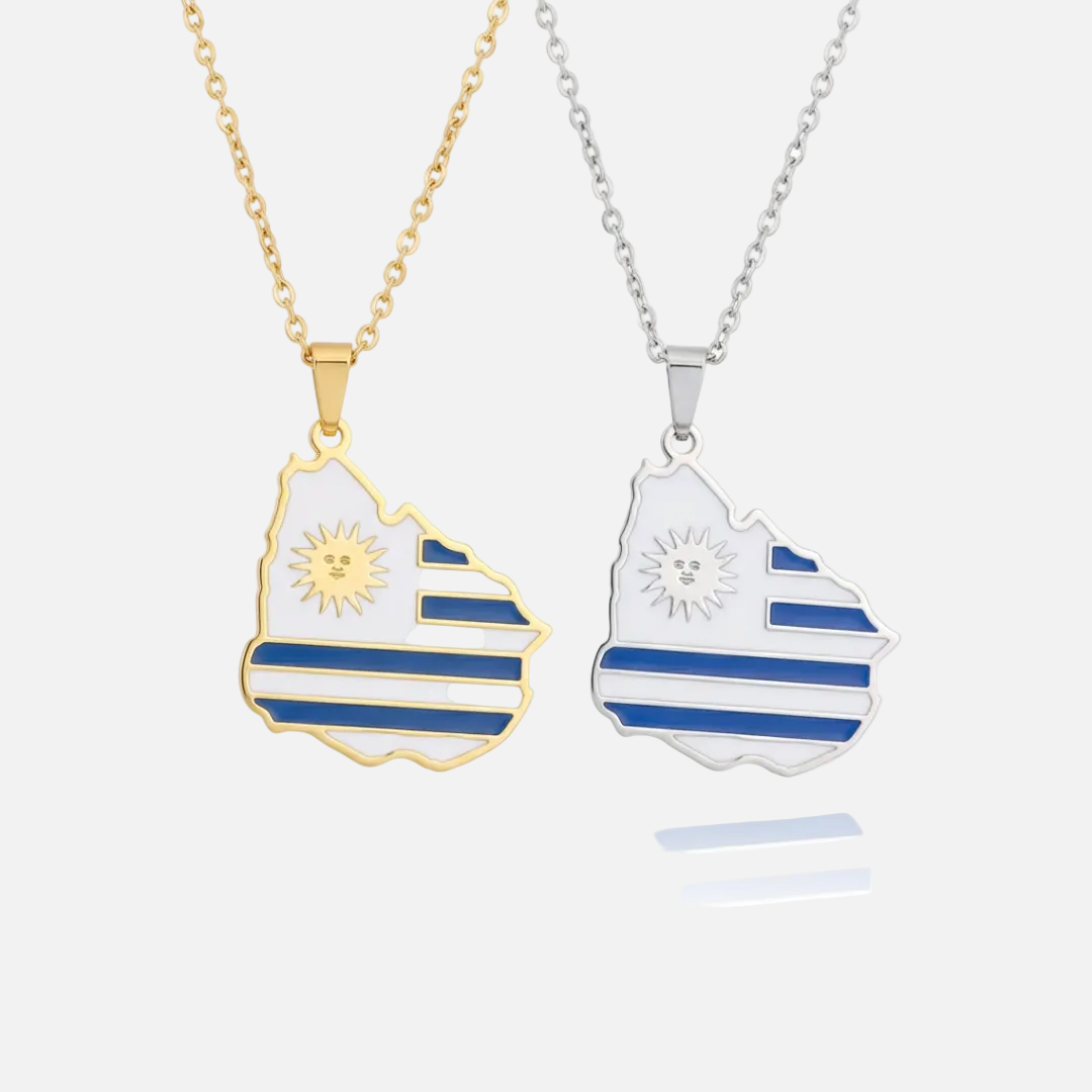 South &amp; Latin American Country/Flag Necklaces - Jewelled Me