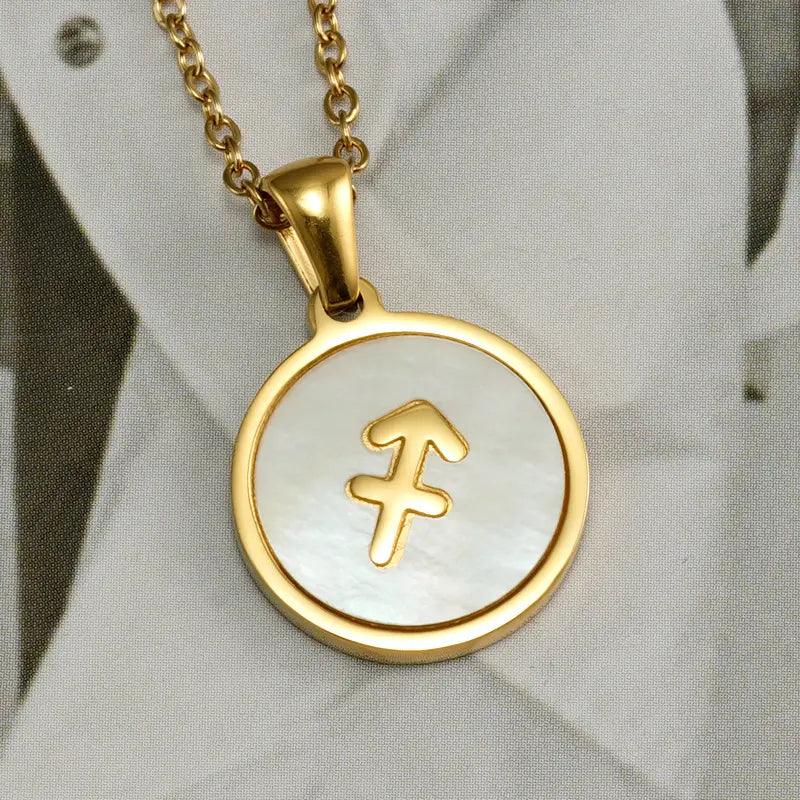 Cute Star Shell Zodiac Necklace - Jewelled Me