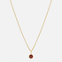 Suspended Birthstone Necklace (14k Gold-Plated) - Jewelled Me