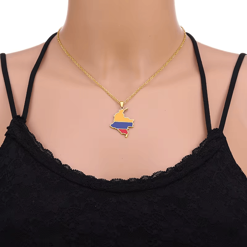 Latin American Country/Flag Necklaces (BACKUP) - Jewelled Me