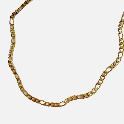 Figaro Chain Necklace (14k Gold-Plated)