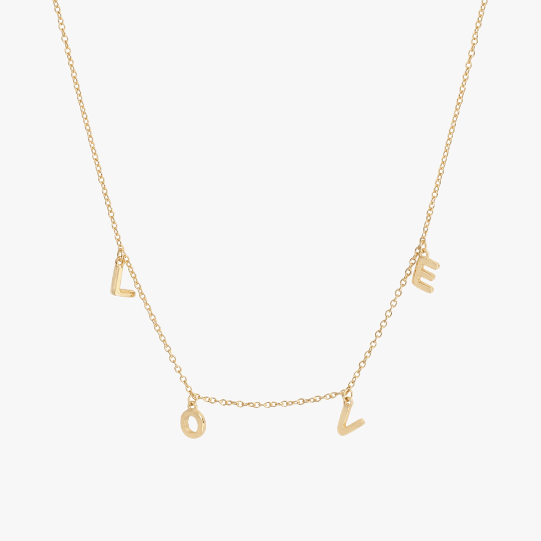 Spaced LOVE Necklace - Jewelled Me