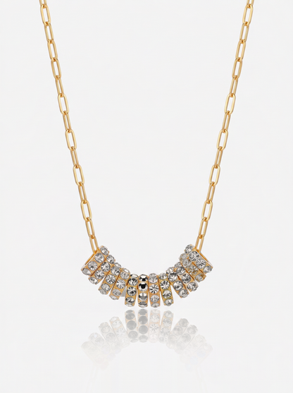 Mini Rondelle Birthstone Necklace