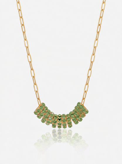 Mini Rondelle Birthstone Necklace