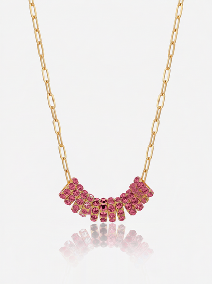 Mini Rondelle Birthstone Necklace