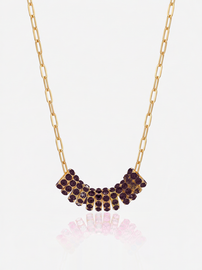 Mini Rondelle Birthstone Necklace