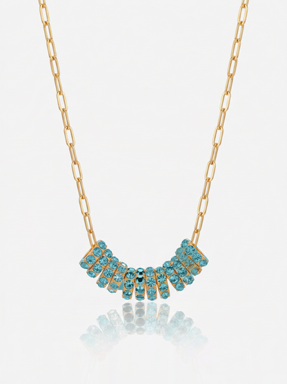 Mini Rondelle Birthstone Necklace