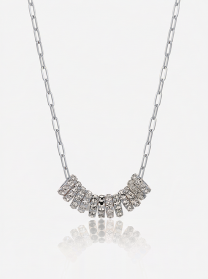 Mini Rondelle Birthstone Necklace