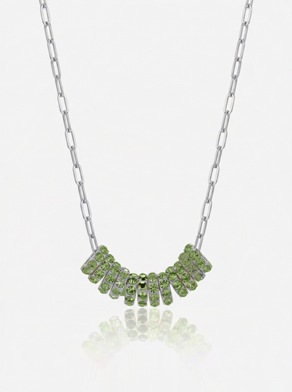 Mini Rondelle Birthstone Necklace