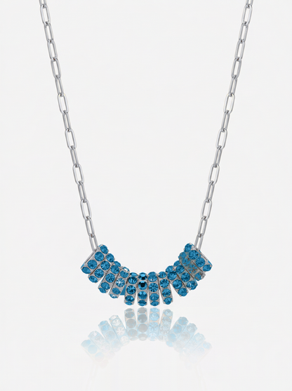 Mini Rondelle Birthstone Necklace