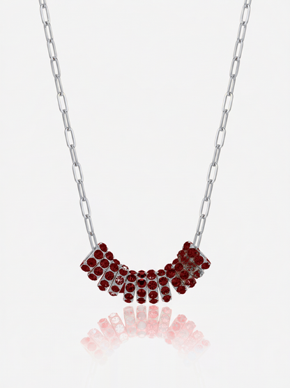 Mini Rondelle Birthstone Necklace