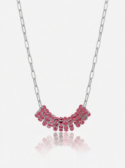 Mini Rondelle Birthstone Necklace
