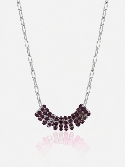 Mini Rondelle Birthstone Necklace