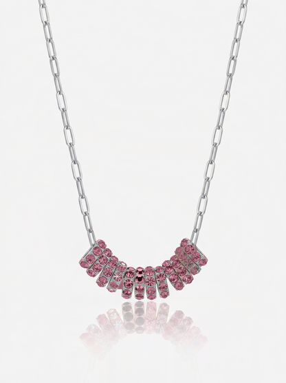 Mini Rondelle Birthstone Necklace