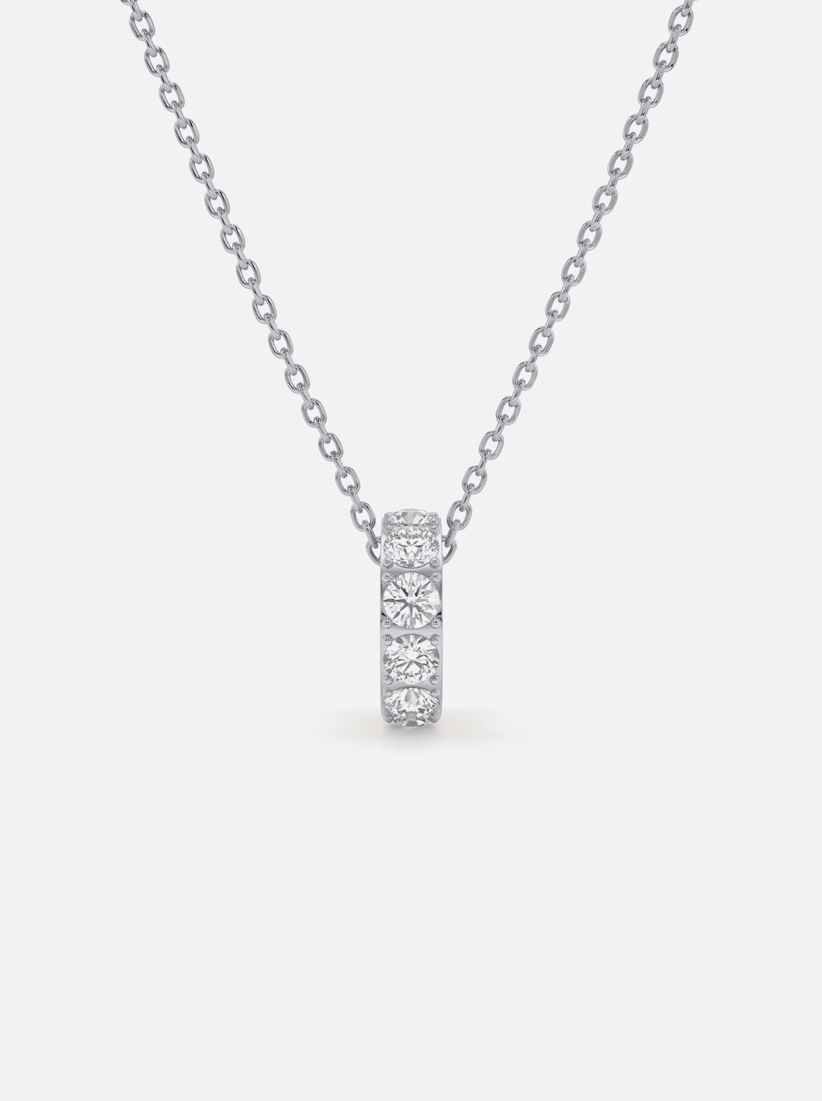 Mini Rondelle Birthstone Necklace