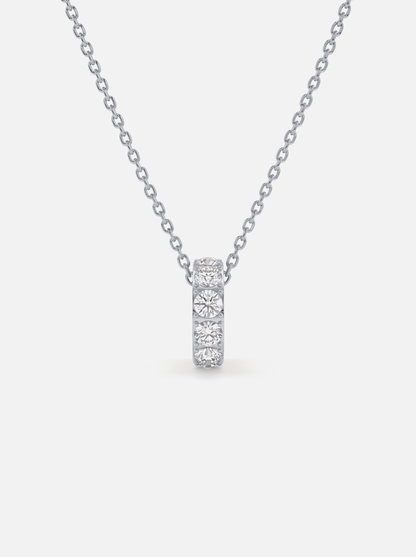 Mini Rondelle Birthstone Necklace