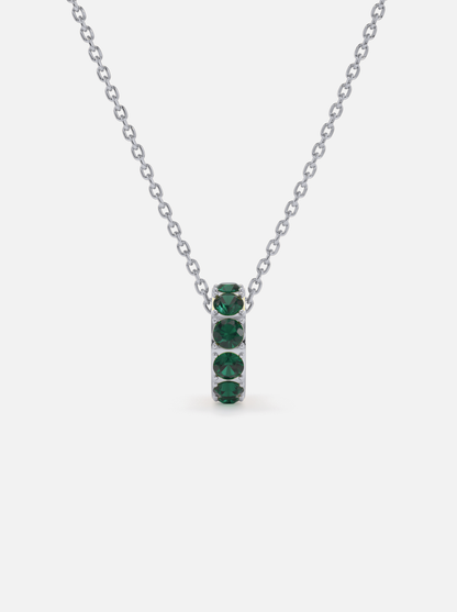 Mini Rondelle Birthstone Necklace