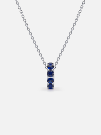 Mini Rondelle Birthstone Necklace