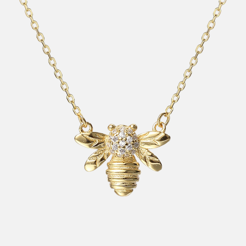 Vermeil Bumble Bee Necklace
