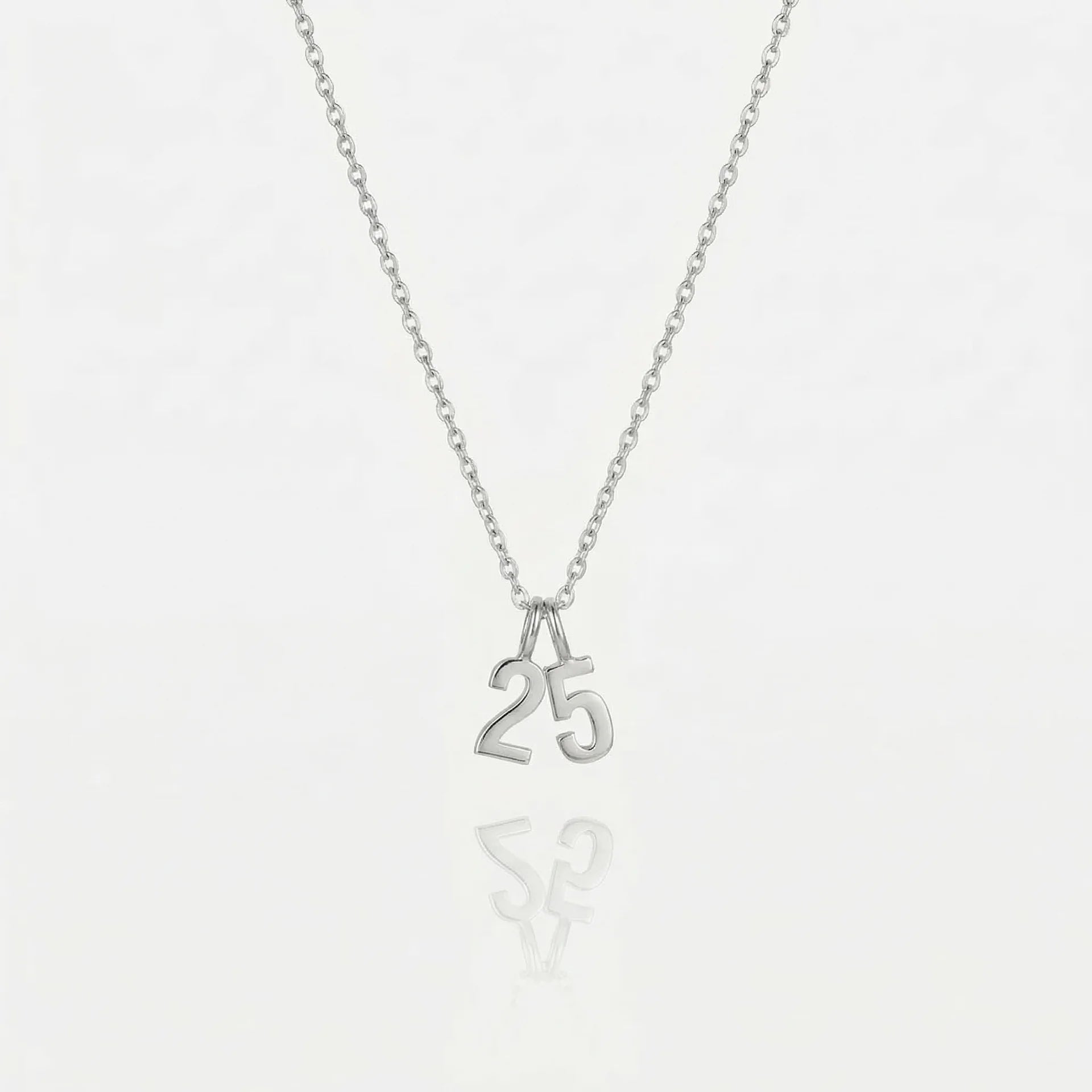 Dainty Number Necklace - Jewelled Me