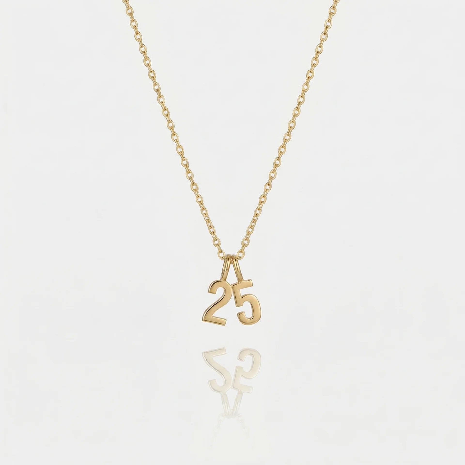 Dainty Number Necklace - Jewelled Me