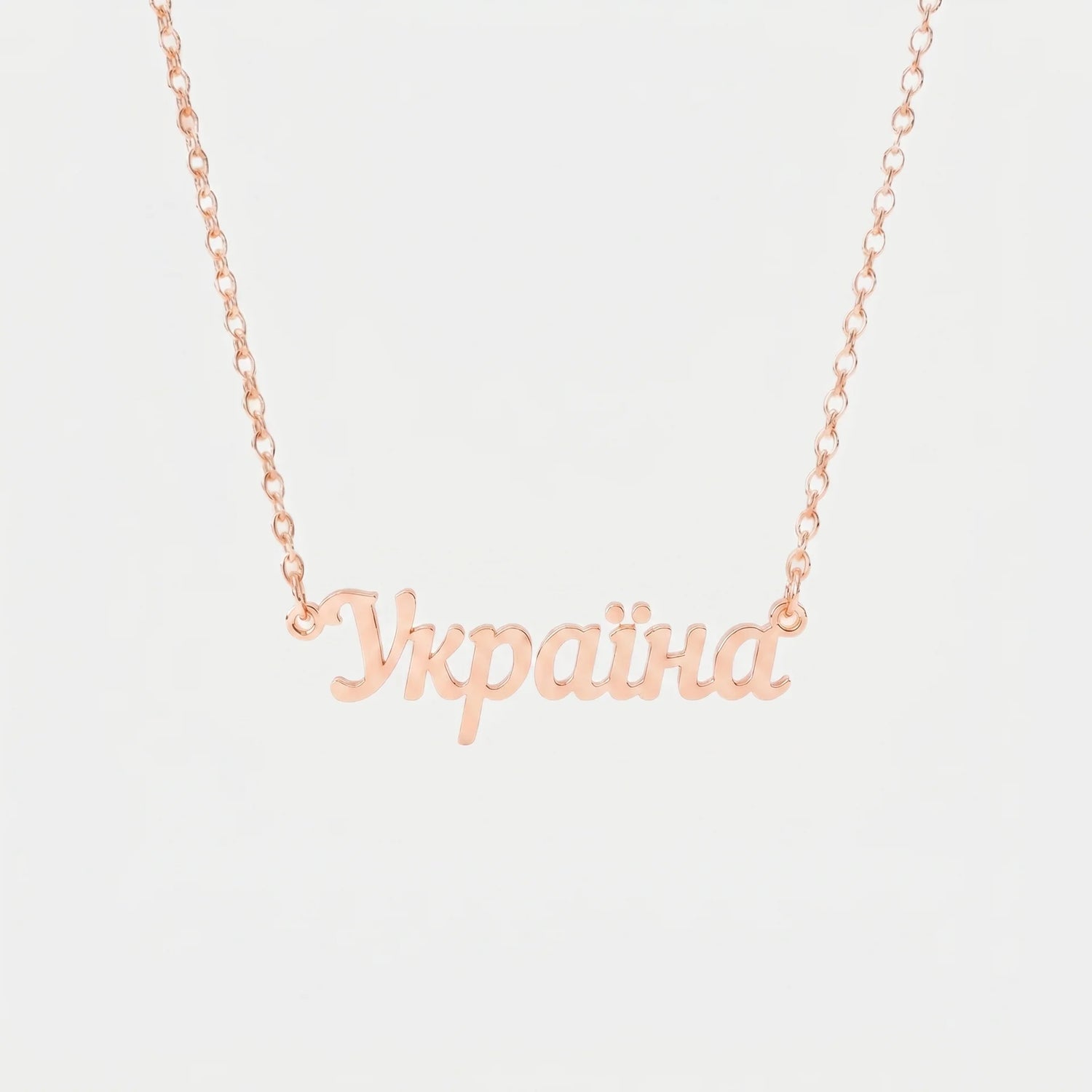 Custom Language Necklaces