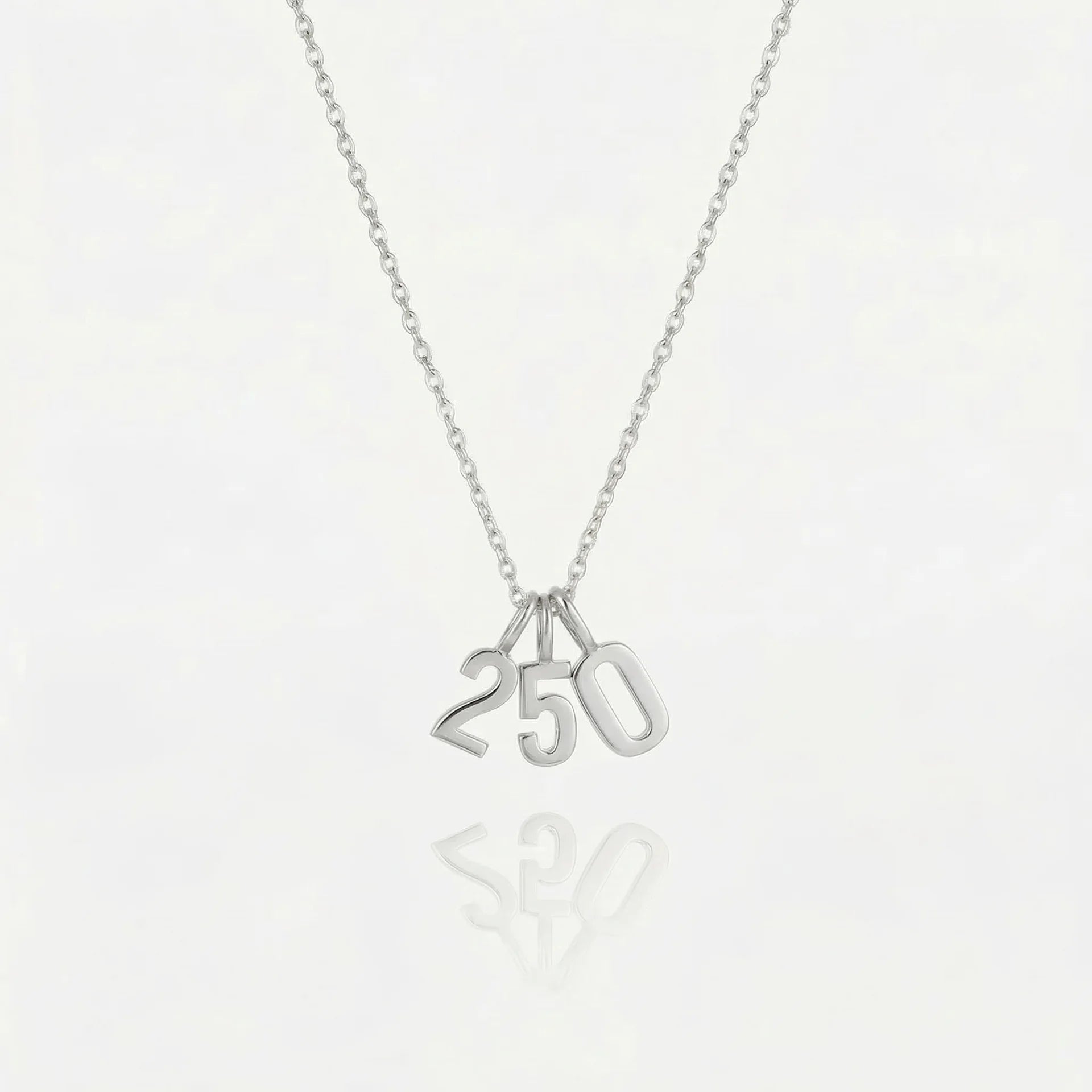 Dainty Number Necklace - Jewelled Me