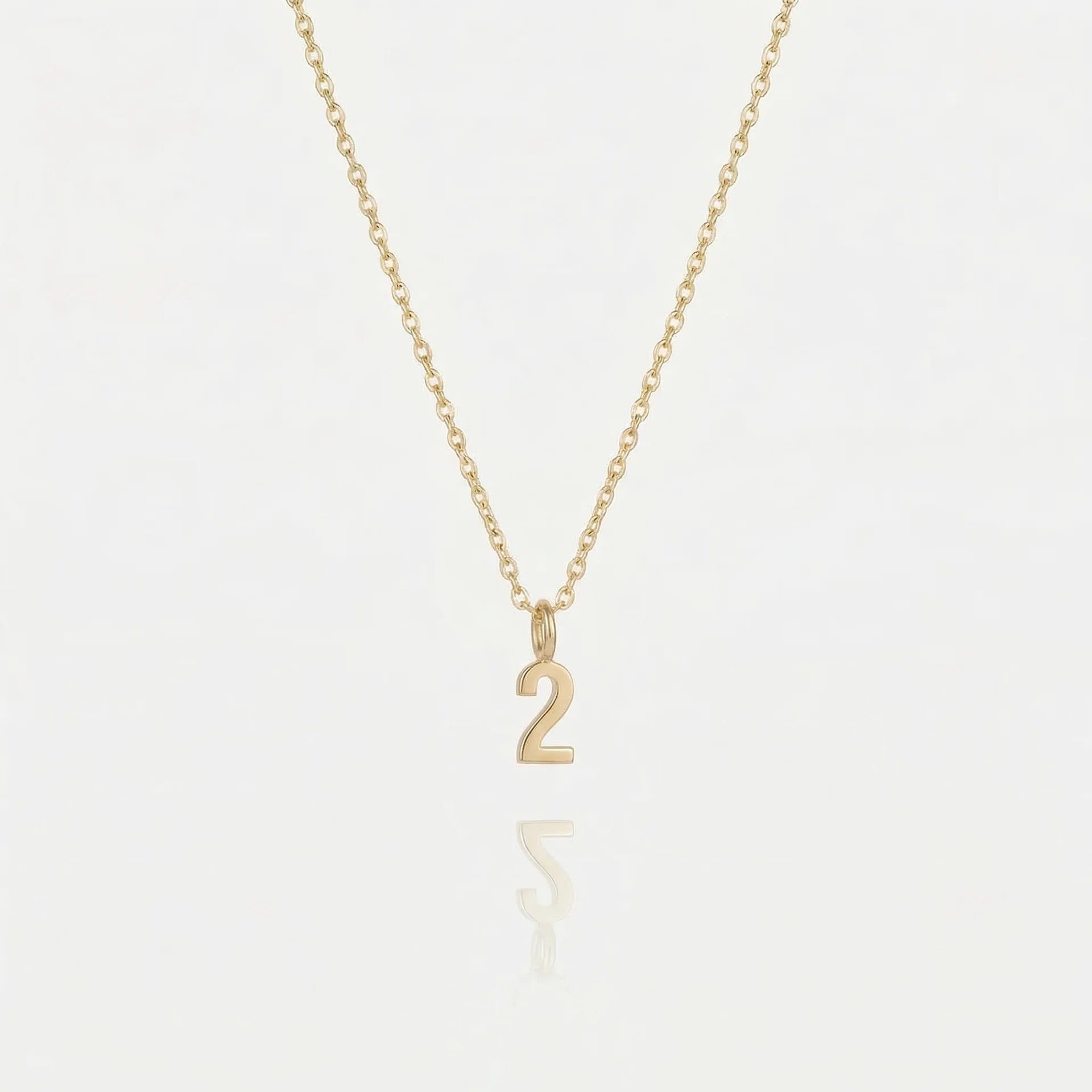 Dainty Number Necklace - Jewelled Me