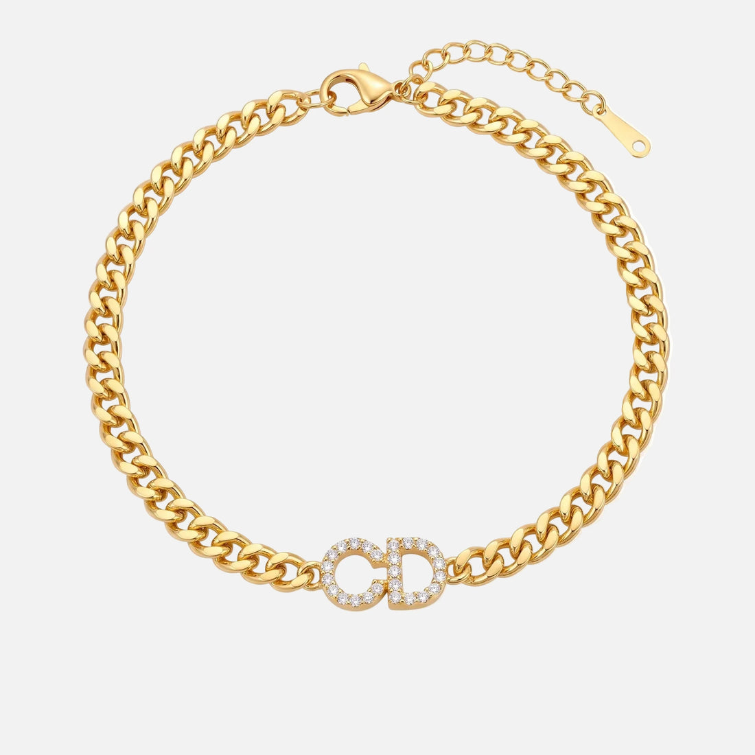 ICED Custom Name Cuban Chain Bracelet